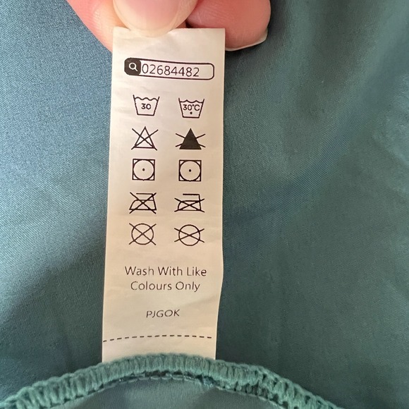 HALARA Teal Maxi Dress with Spaghetti Straps - Picture 6 of 6